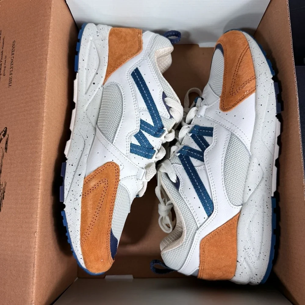 Karhu Fusion 2.0 Men's Size 8 Shoes Nugget‎ Lagoon Brown Green Unisex Sneakers - Picture 12 of 16